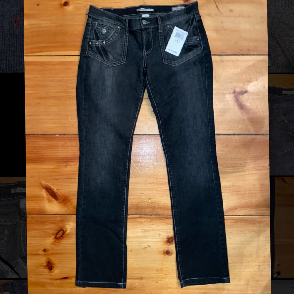 LUCKY BRAND Low Rise Slim Fit Studded Jeans 28/6